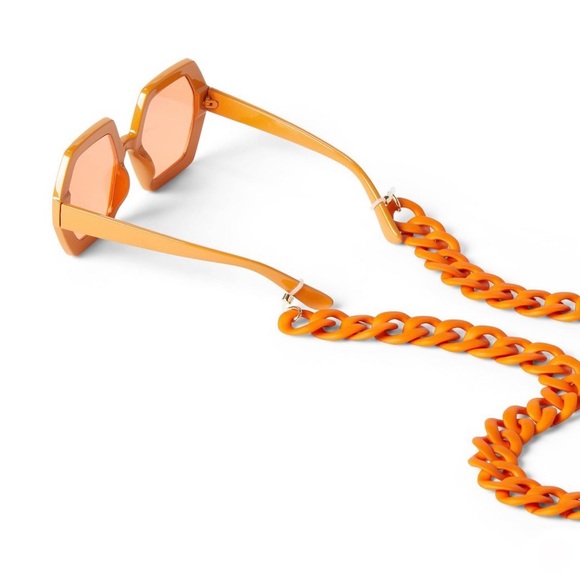 🎉sale🎉NWT Kika Vargas x Target Oversized Sunglasses (only)-orange - Picture 5 of 6